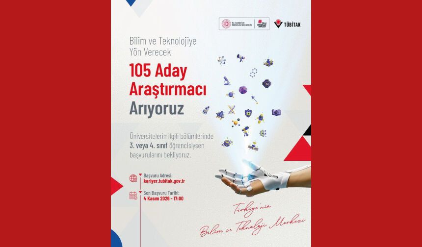 TÜBİTAK Geleceğin Araştırmacılarını Arıyor