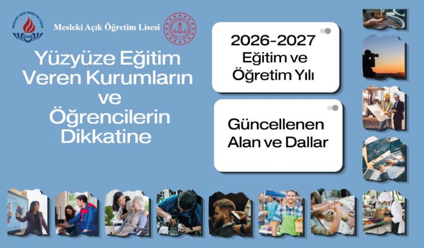 Güncellenen Alan ve Dallar