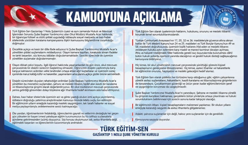 Mustafa Acar yalnız değildir