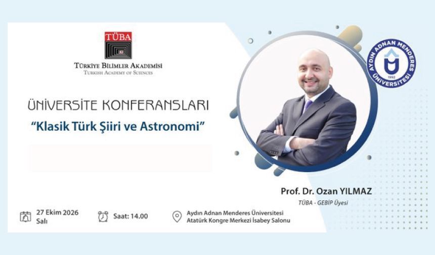 "Klasik Türk Şiiri ve Astronomi" konulu konferans