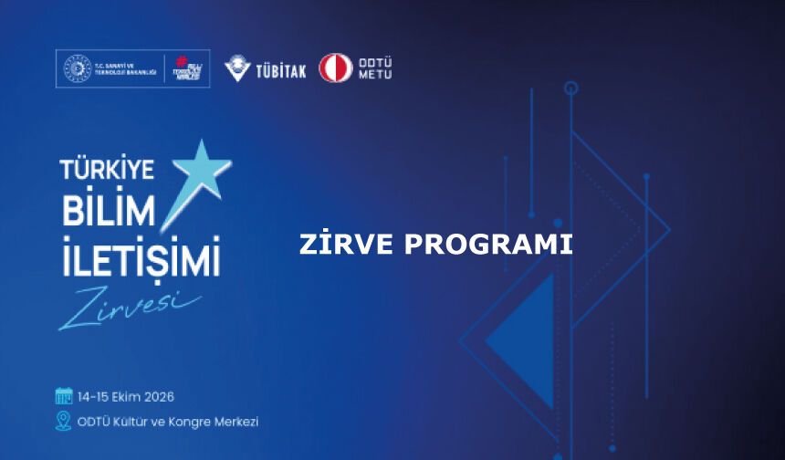 1. Türkiye Bilim İletişimi Zirvesi Programı