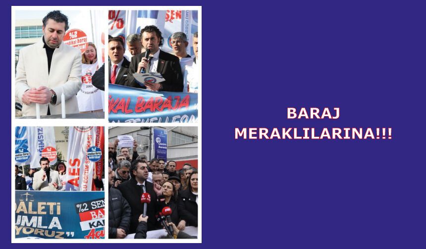 BARAJ MERAKLILARINA!!!