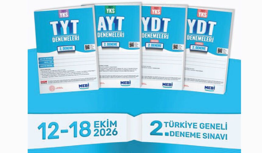2027 YKS Türkiye Geneli 2. Deneme MEBİ’de!