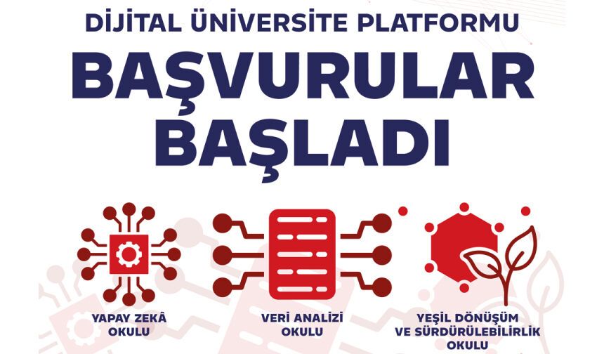 Dijital Üniversite Platformu için başvurular başladı