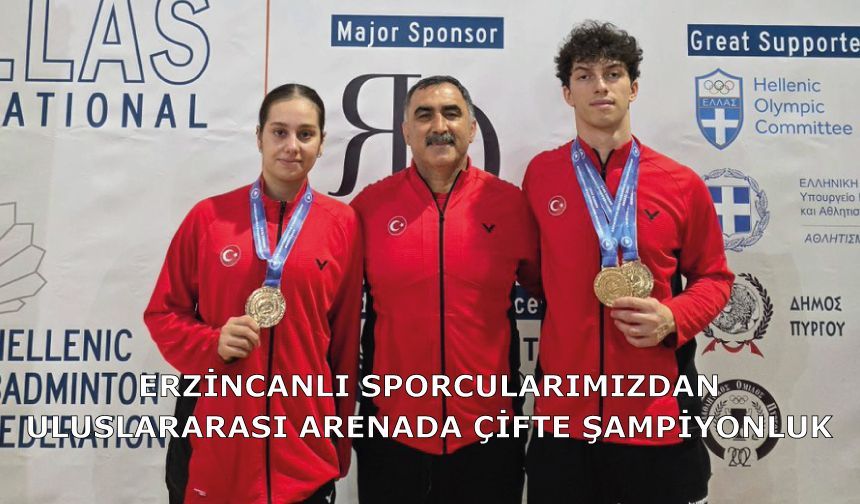 Erzincanlı Sporcularımızdan Uluslararası Arenada Çifte Şampiyonluk