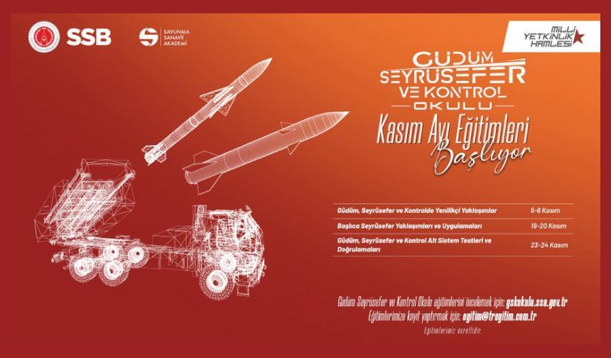 Güdüm Seyrüsefer ve Kontrol Okulu Kasım Ayı Eğitimleri Başlıyor!
