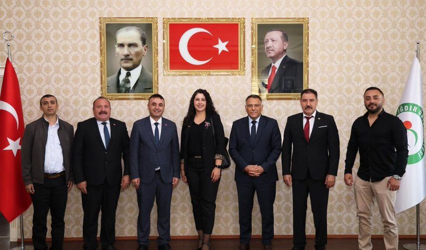 Türk Eğitim-Sen Heyetinden Rektör Gürel’e Ziyaret