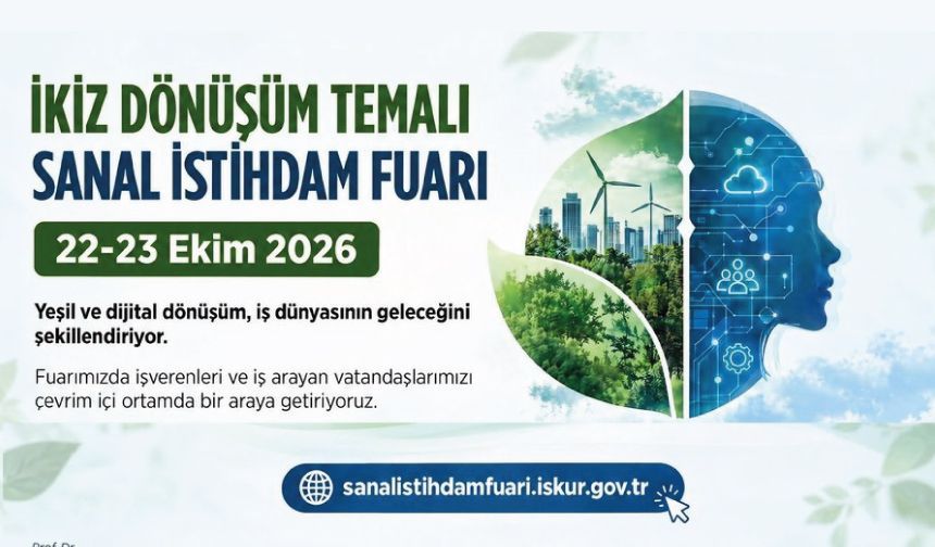 İkiz Dönüşüm Temalı Sanal İstihdam Fuarı İŞKUR’da