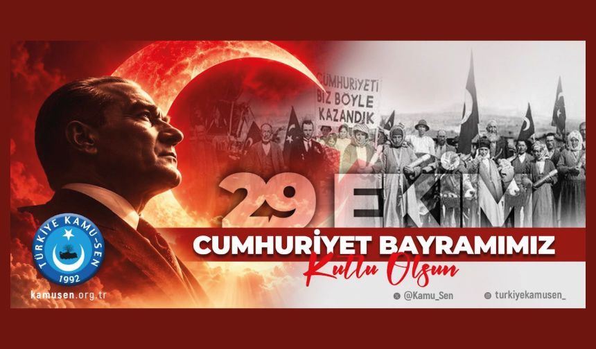 Önder Kahveci; Cumhuriyet, Türk Milletinin Bağımsızlık İradesinin En Büyük Eseridir