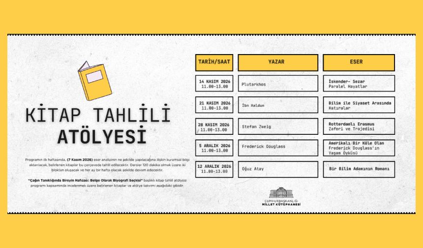 Kitap Tahlili Atölyesi