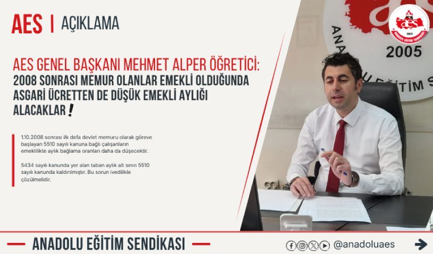 2008 Sonrası Memur Olanlar Emekli Olduğunda Asgari Ücretten de Düşük Emekli Aylığı Alacaklar
