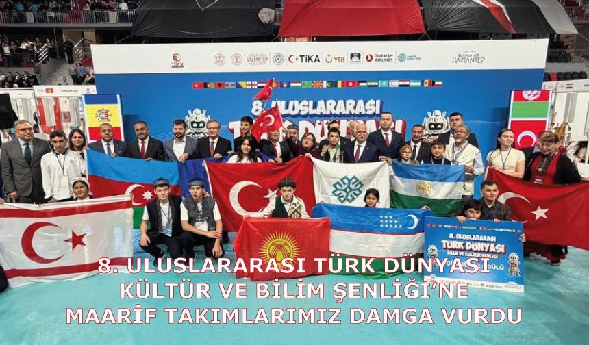 8. Uluslararası Türk Dünyası Kültür ve Bilim Şenliği’ne damga vuran takımlarımız