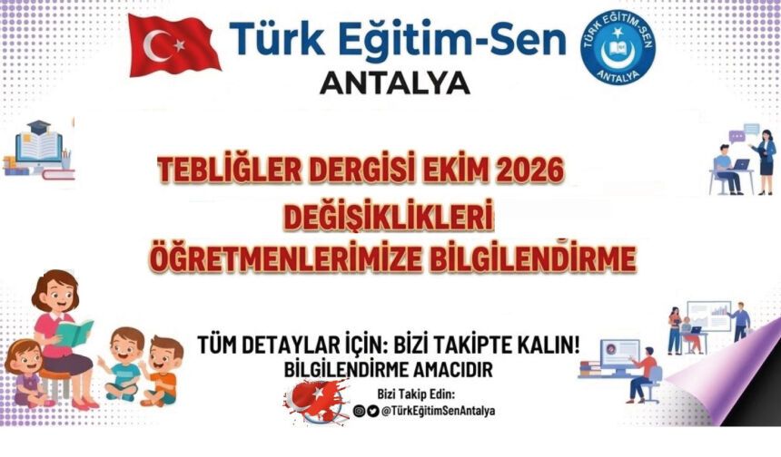 Ekim-2026 Tebliğler Dergisinde Neler Var?