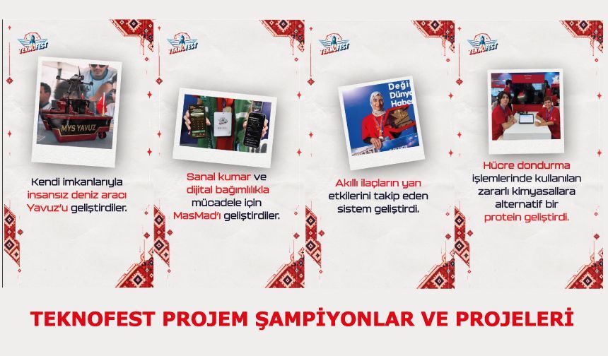Teknofest Projem Şampiyonları ve Projeleri
