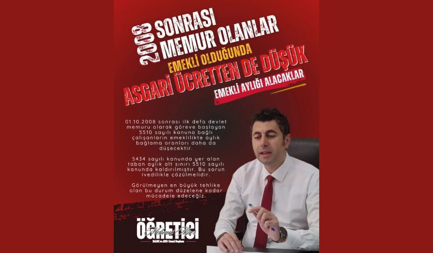 Görülmeyen en büyük tehlike olan bu durum düzelene kadar mücadele edeceğiz