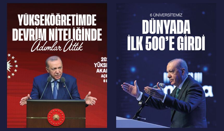 Son 24 yılda yükseköğretim alanında devrim niteliğinde adımlar attık