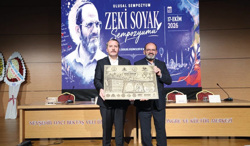 “ZEKİ SOYAK’IN ASIL MİRASI, MEFKÛREDEN İNSANA, İNSANDAN KURUMLARA UZANAN MÜCADELEDİR”