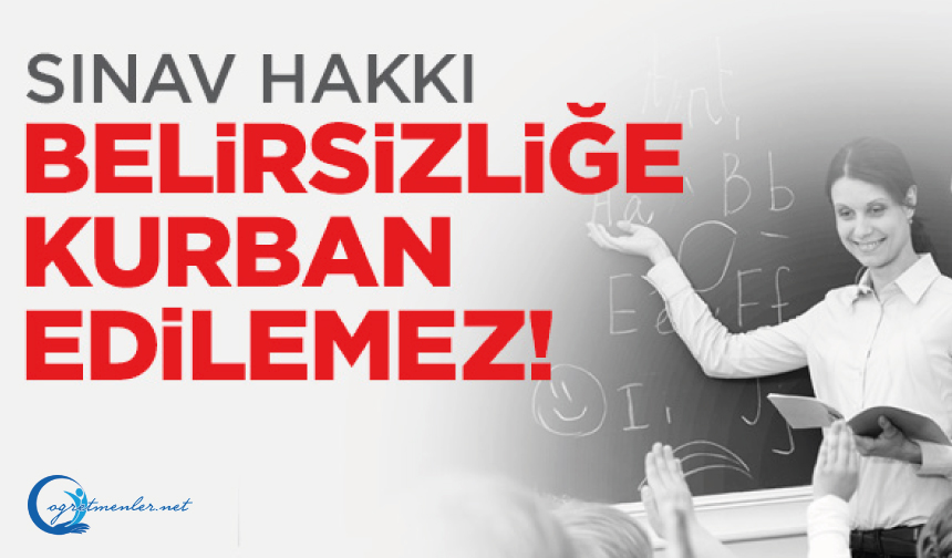 Görevde Yükselme ve Unvan Değişikliği Sınavlarının Takvimi Net Olmalı Görevde Yükselme ve Unvan Değişikliği Sınavlarının Takvimi Net Olmalı