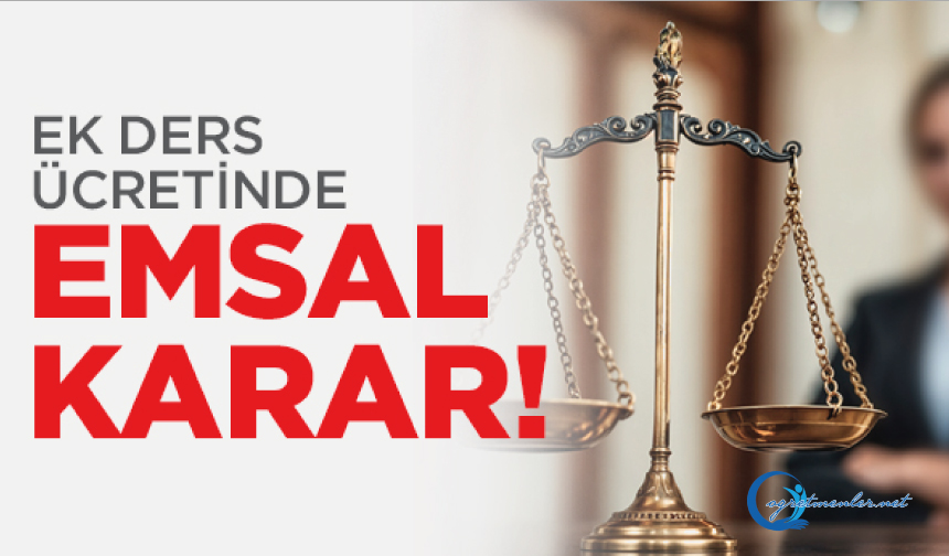 Mahkemeden Haftasonu Düzenlenen Veli Toplantıları İçin Ek Ders Ödenmesi Kararı Mahkemeden Haftasonu Düzenlenen Veli Toplantıları İçin Ek Ders Ödenmesi Kararı
