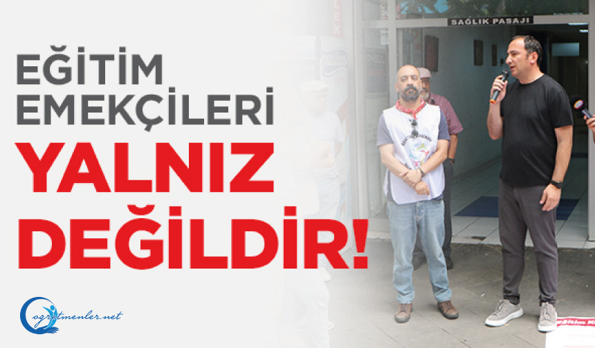 Özel Sektör Öğretmenlerine Yapılan Gözaltıları Kınıyoruz! Meslek Onurunu Savunmak Suç Değildir!