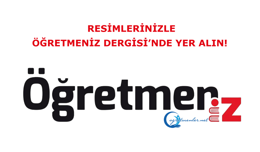 Fırçanı al, iz bırak, sende ÖğretmenİZ dergisinde yer al