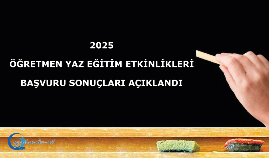 2025 Öğretmen Yaz Eğitim Etkinlikleri Başvuru Sonuçları Açıklandı