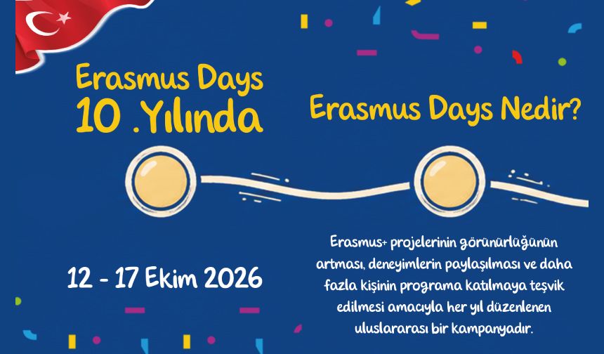 ErasmusDays 2026 Yaklaşıyor: 12-17 Ekim 2026