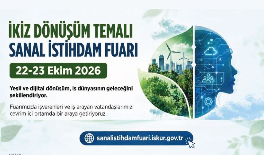 İkiz Dönüşüm Temalı Sanal İstihdam Fuarı İŞKUR’da