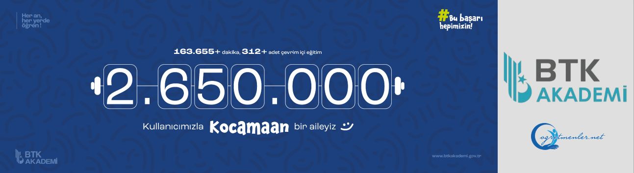 BTK Akademi eğitimlerine 2 milyon 650 bin kişi katıldı