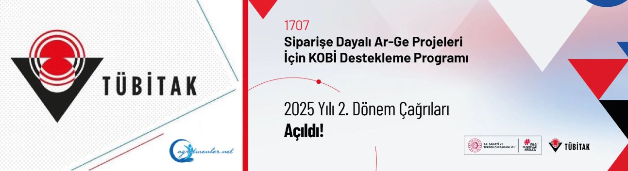 1707 Sipariş Ar-Ge 2025 Yılı İkinci Dönem Çağrıları Açıldı