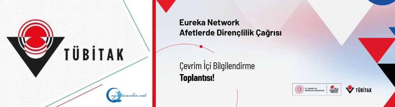 Eureka Network Afetlerde Dirençlilik Çağrısı Çevrim İçi Bilgilendirme Toplantısı (Webinar)