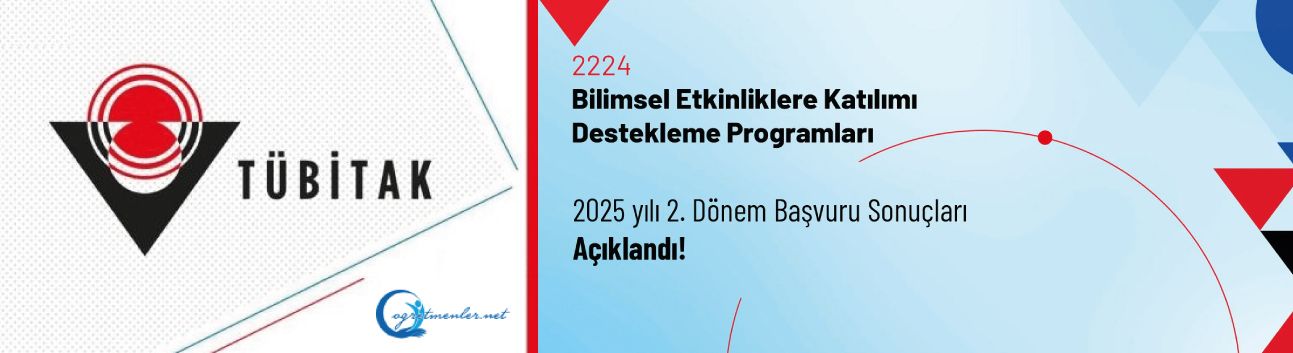 Yurt İçi Bilimsel Etkinlikleri Destekleme Programları 2025 yılı 2. Dönem Başvuru Sonuçları Açıklandı