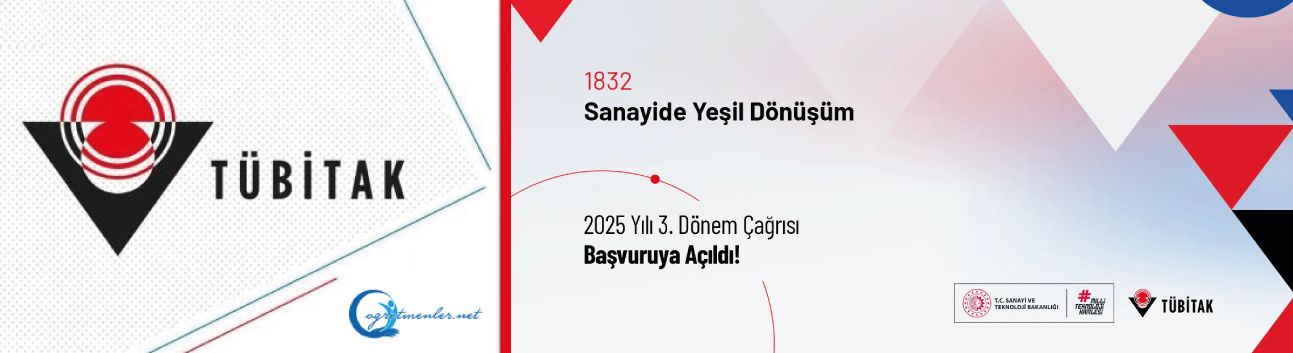 1832 Sanayide Yeşil Dönüşüm 2025-3 Çağrısı Başvuruya Açıldı