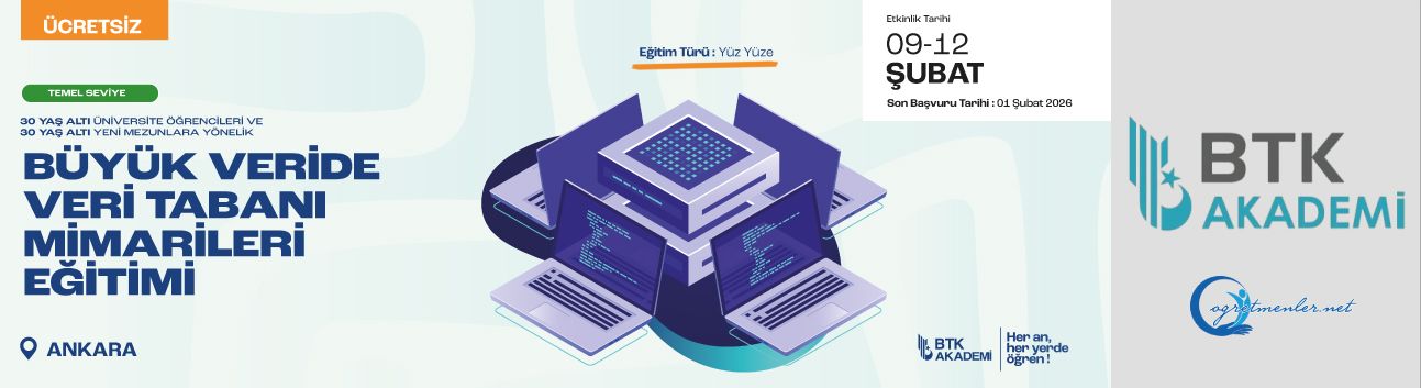 Ankara Büyük Veride Veri Tabanı Mimarileri Eğitimi