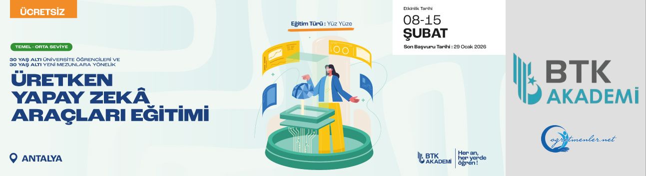Antalya Üretken Yapay Zekâ Araçları Eğitimi
