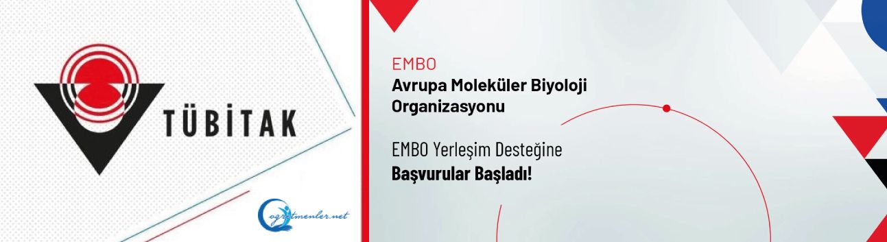 EMBO Yerleşim Desteğine Başvurular Başladı
