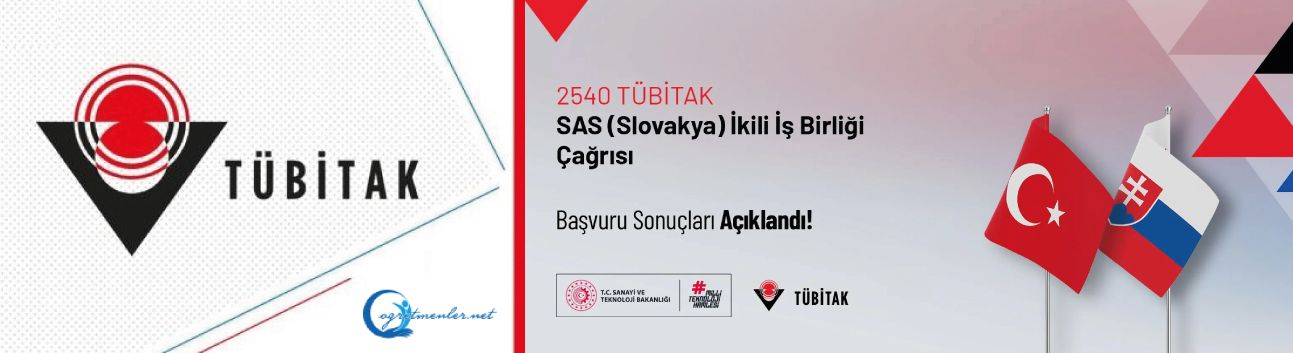 2540–Slovakya Bilimler Akademisi (SAS) ile İkili İşbirliği Programı Başvuru Sonuçları Açıklandı