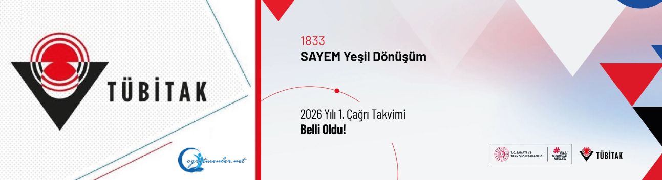 1833-SAYEM Yeşil Dönüşüm 2026 Yılı 1. Çağrı Takvimi Belli Oldu